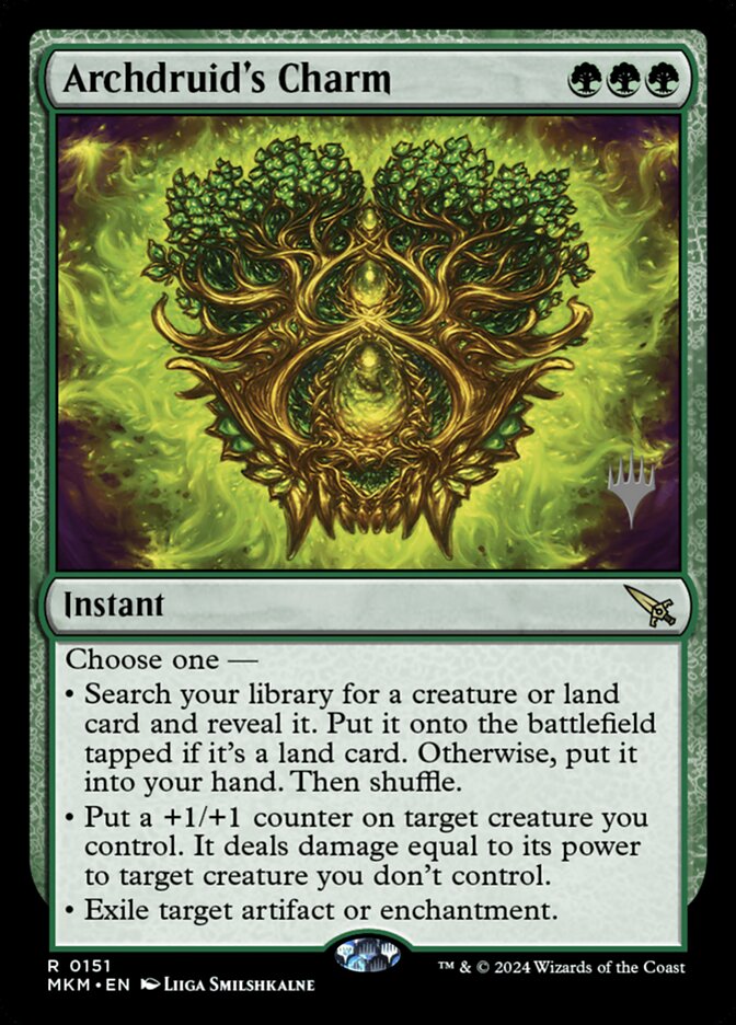 Archdruid's Charm, Murders At Karlov Manor Promos Card Art