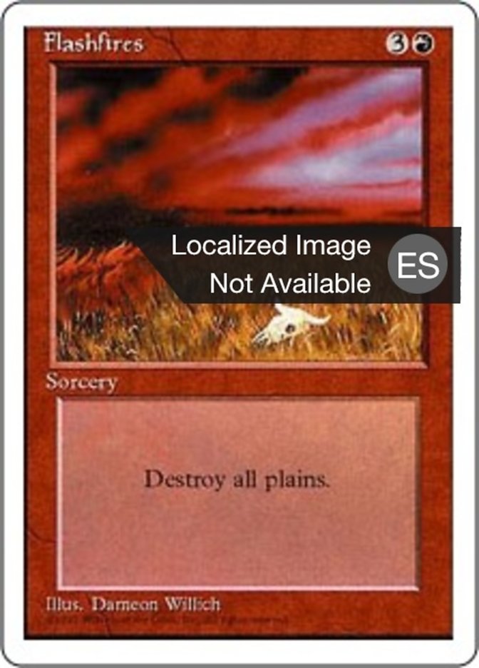 Flashfires, Fourth Edition Card Art