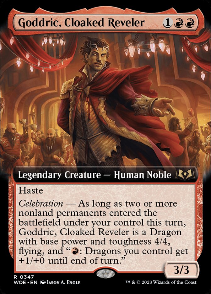 Goddric, Cloaked Reveler, Wilds of eldraine Card Art