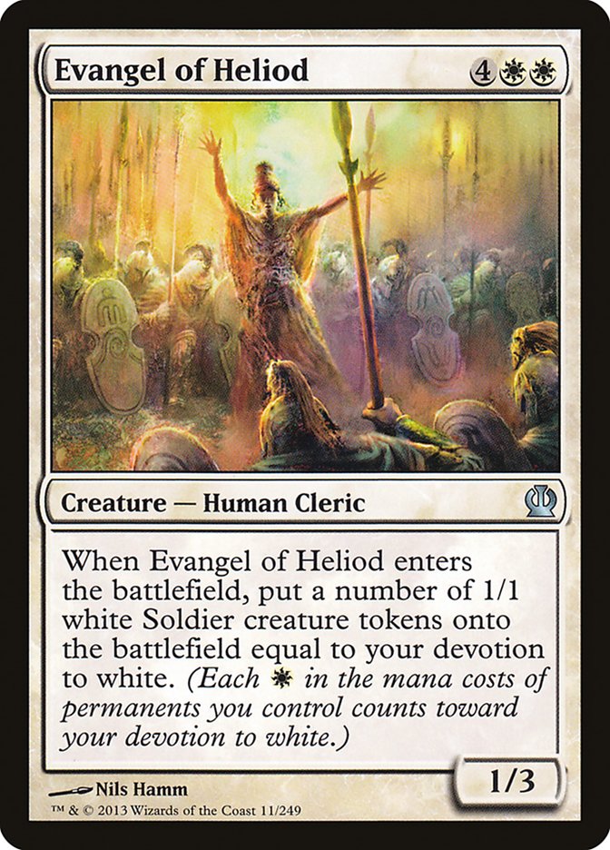 Evangel of Heliod, Theros Card Art