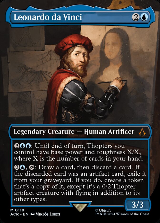Leonardo da Vinci, Assassin'S Creed Card Art