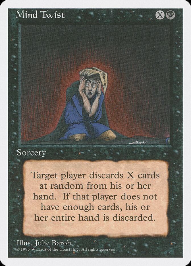 Mind Twist, Fourth Edition Card Art