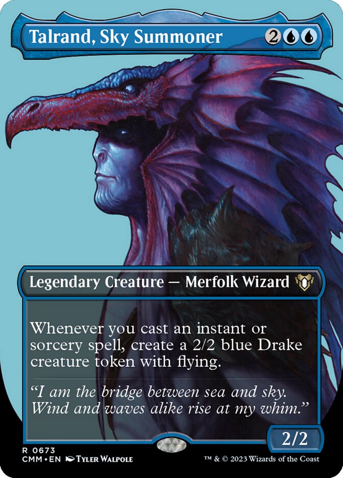 Talrand, Sky Summoner, Commander Masters Card Art