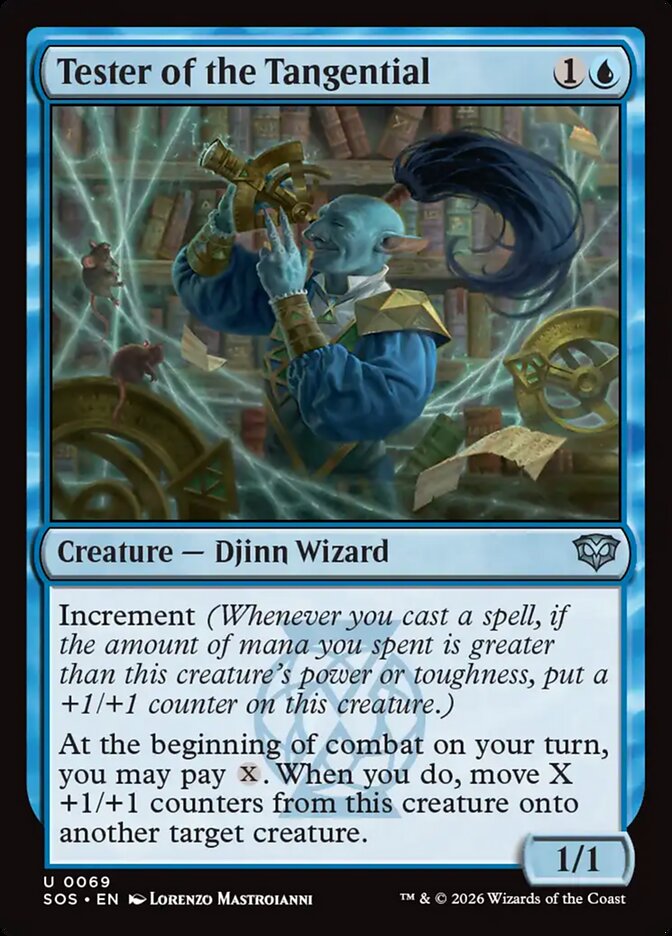 Tester of the Tangential, Secrets Of Strixhaven Card Art