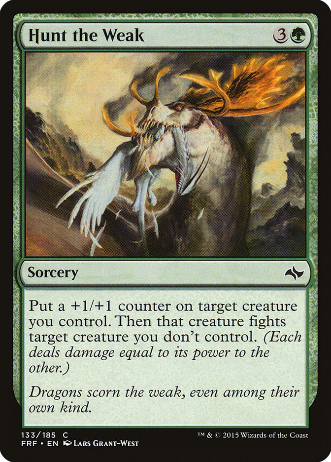 Hunt the Weak, Fate reforged Card Art