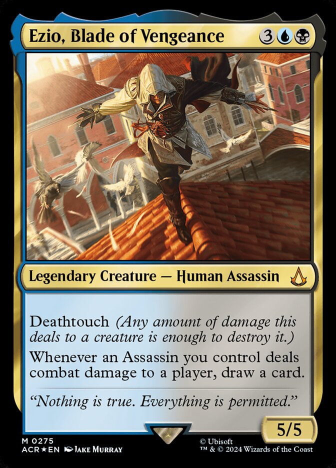 Ezio, Blade of Vengeance, Assassin'S Creed Card Art