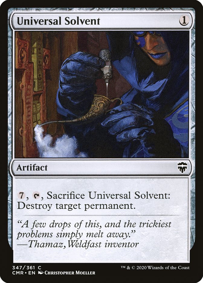 Universal Solvent, Commander legends Card Art