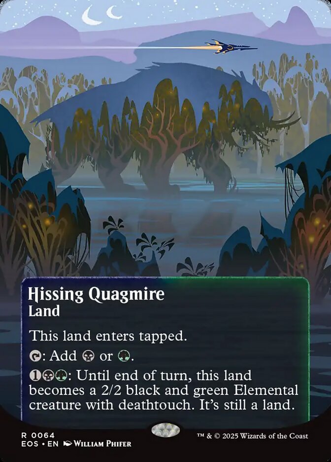 Hissing Quagmire, Edge Of Eternities: Stellar Sights Card Art