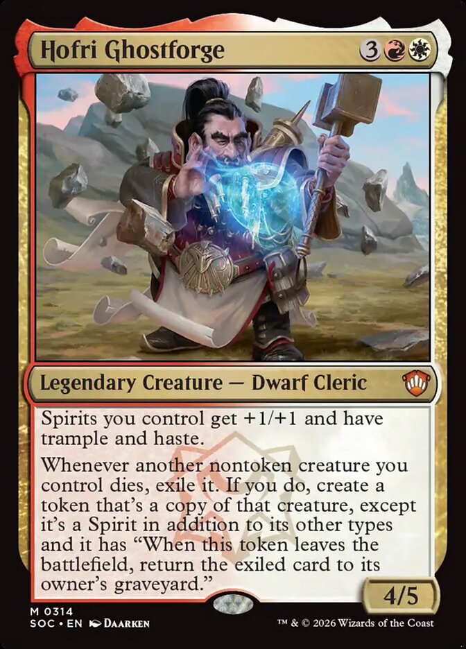 Hofri Ghostforge, Secrets Of Strixhaven Commander Card Art