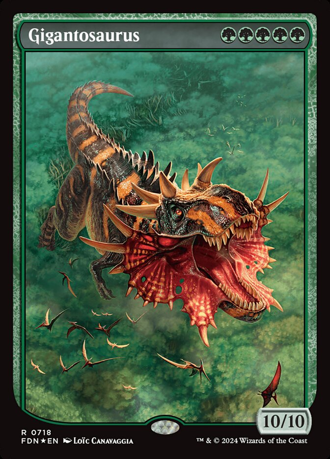 Gigantosaurus, Foundations Card Art