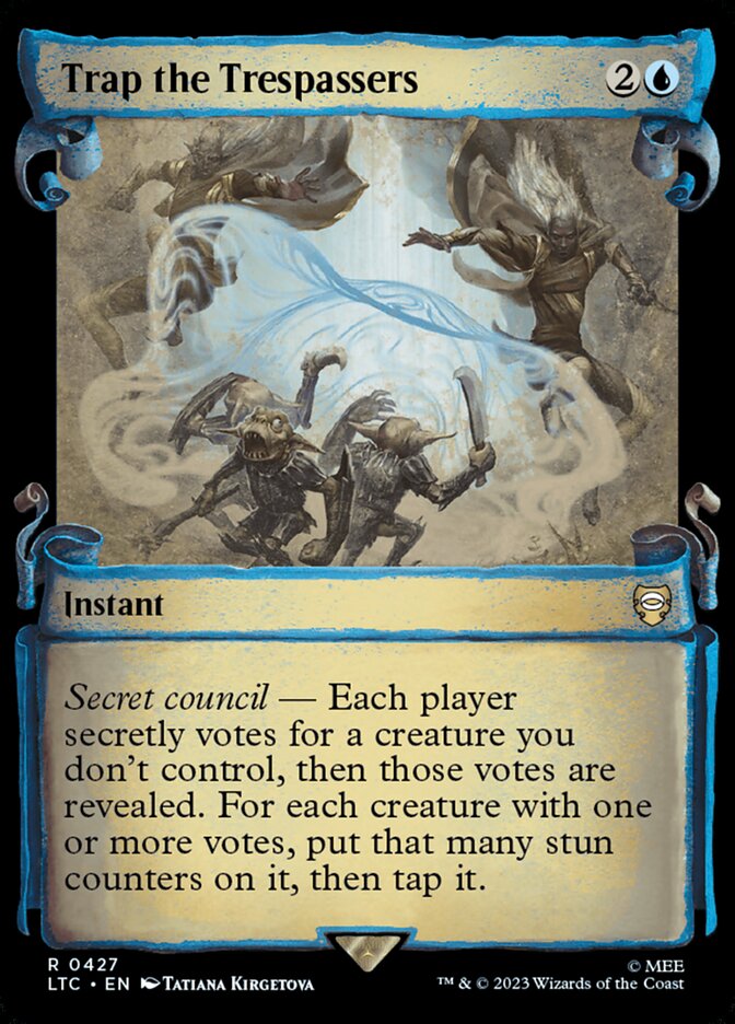 Trap the Trespassers, Tales Of Middle-Earth Commander Card Art