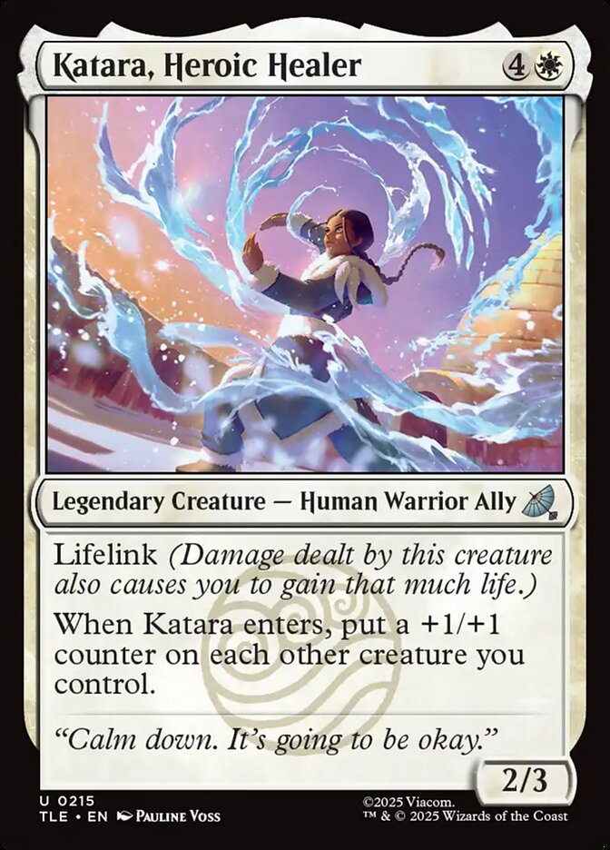 Katara, Heroic Healer, Avatar: The Last Airbender Eternal Card Art