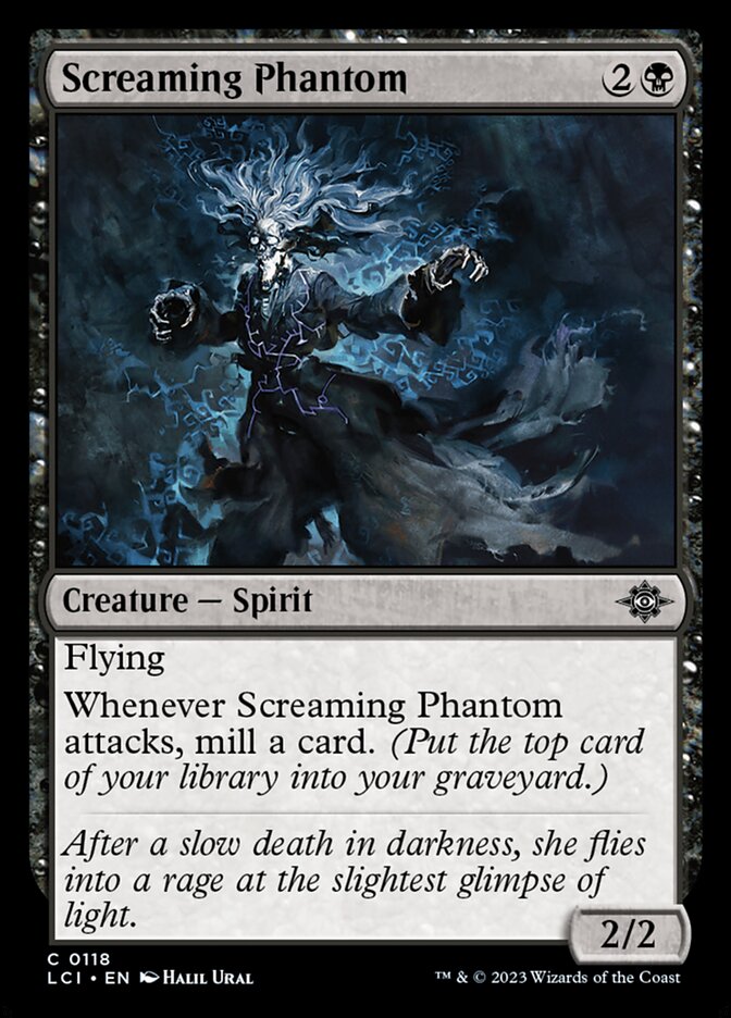 Screaming Phantom, The lost caverns of ixalan Card Art