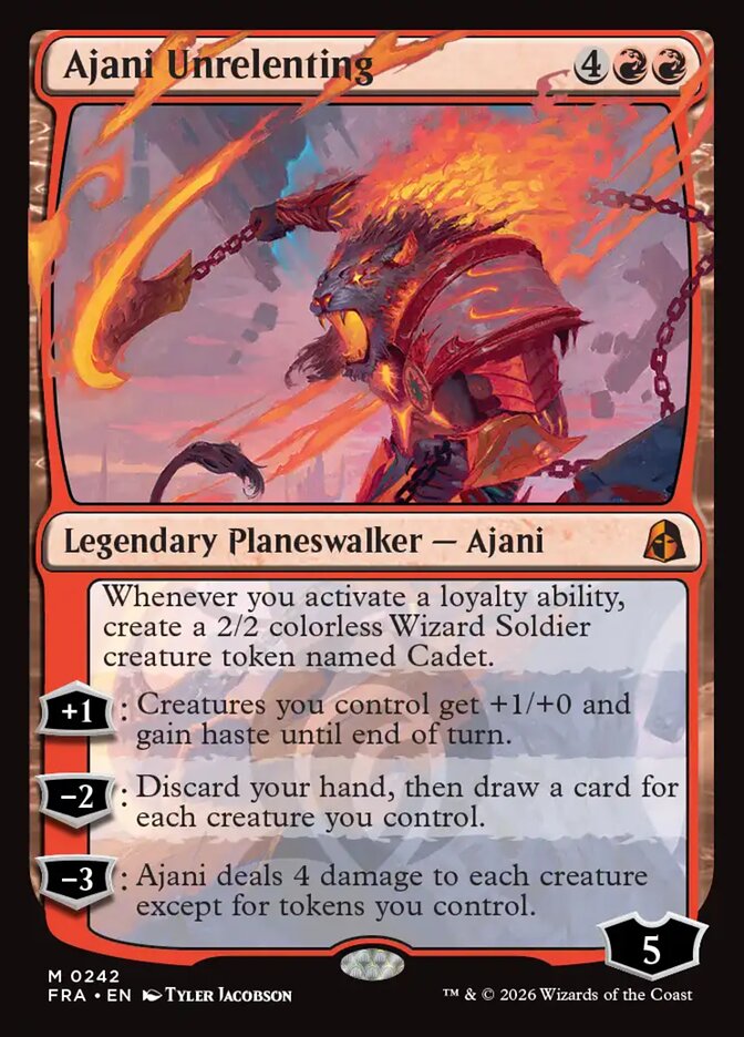 Ajani Unrelenting, Reality Fracture Card Art