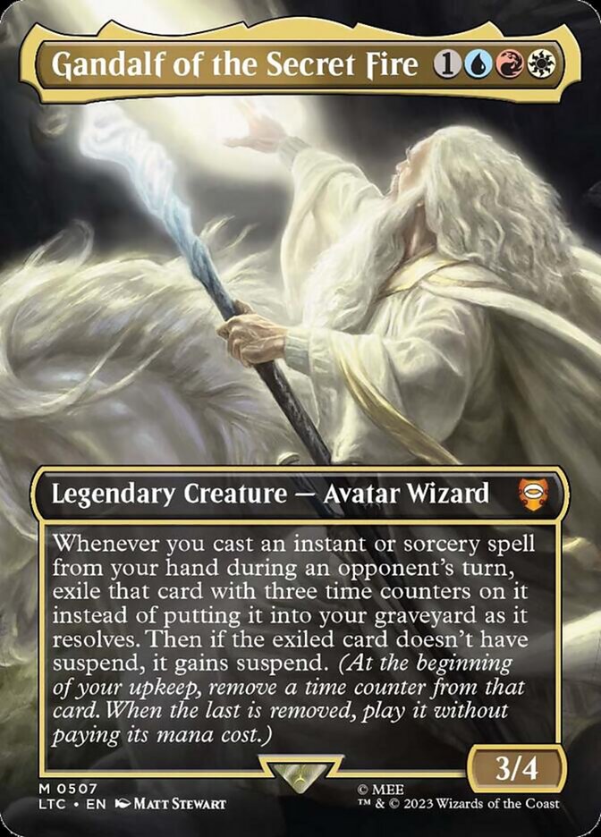 Gandalf of the Secret Fire, Tales Of Middle-Earth Commander Card Art
