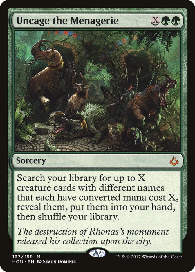 Uncage the Menagerie - Foil