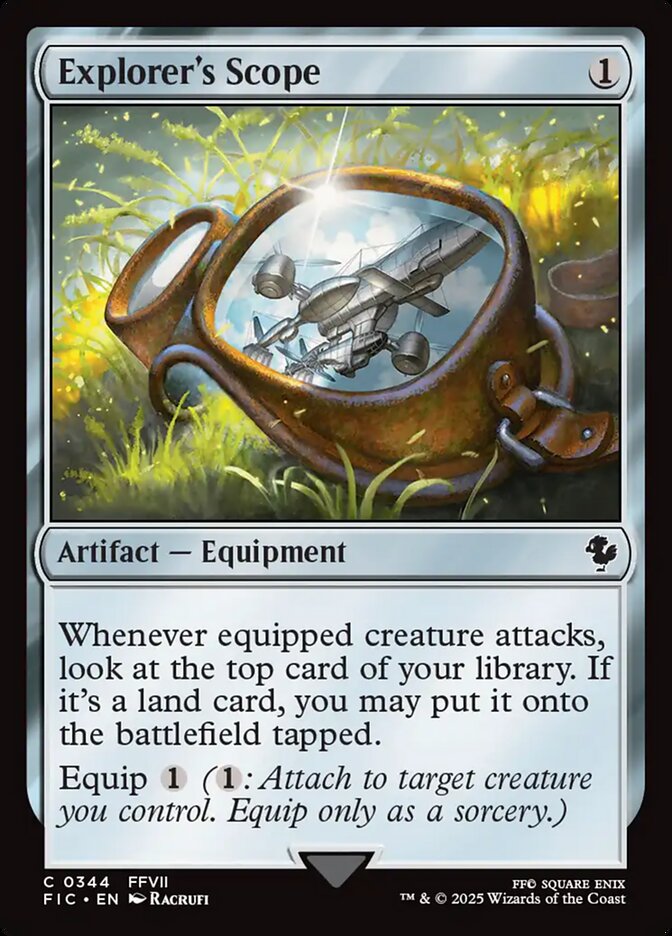 Explorer's Scope, Final fantasy commander Card Art