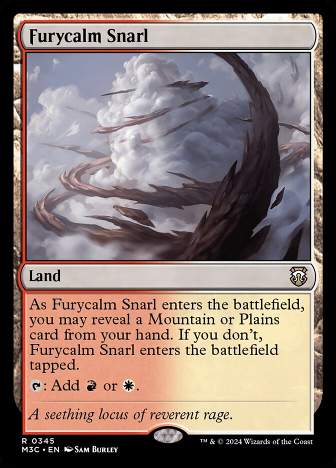 Furycalm Snarl, Modern horizons 3 commander Card Art