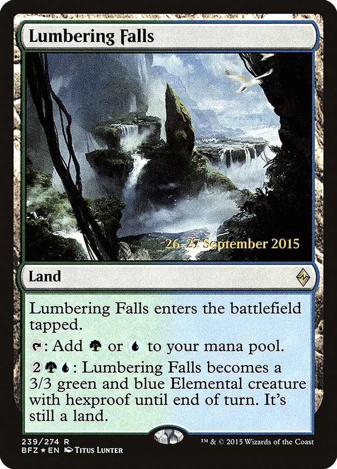 Lumbering Falls - Foil