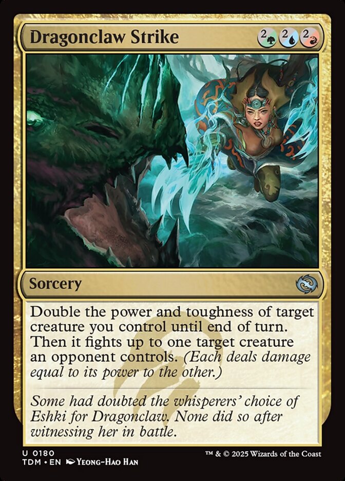 Dragonclaw Strike, Tarkir: dragonstorm Card Art