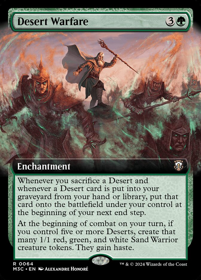 Desert Warfare, Modern Horizons 3 Commander Card Art