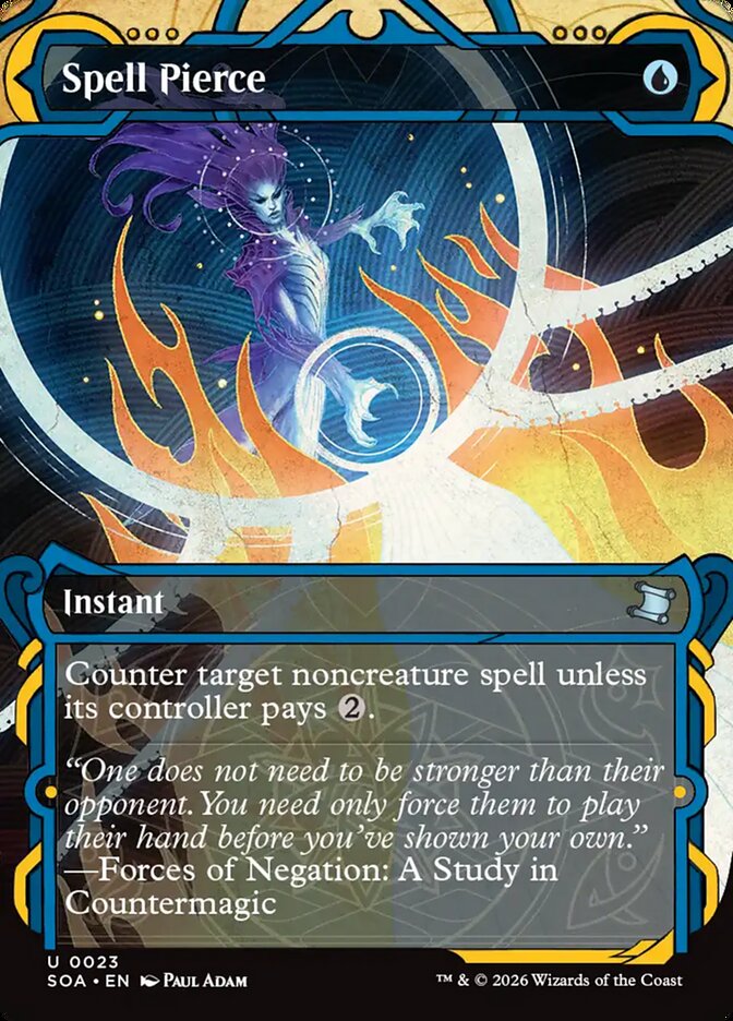 Spell Pierce, Secrets Of Strixhaven Mystical Archive Card Art