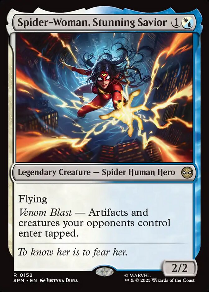 Spider-Woman, Stunning Savior, Marvel'S Spider-Man Card Art