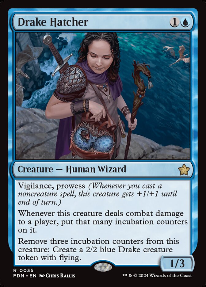 Drake Hatcher, Foundations Card Art