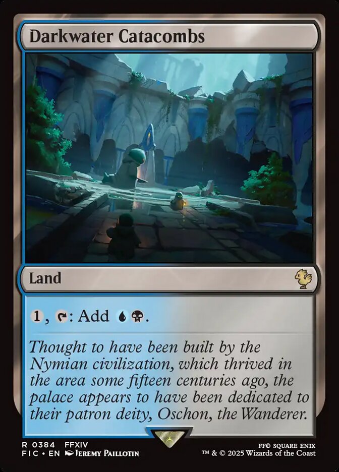 Darkwater Catacombs, Final fantasy commander Card Art
