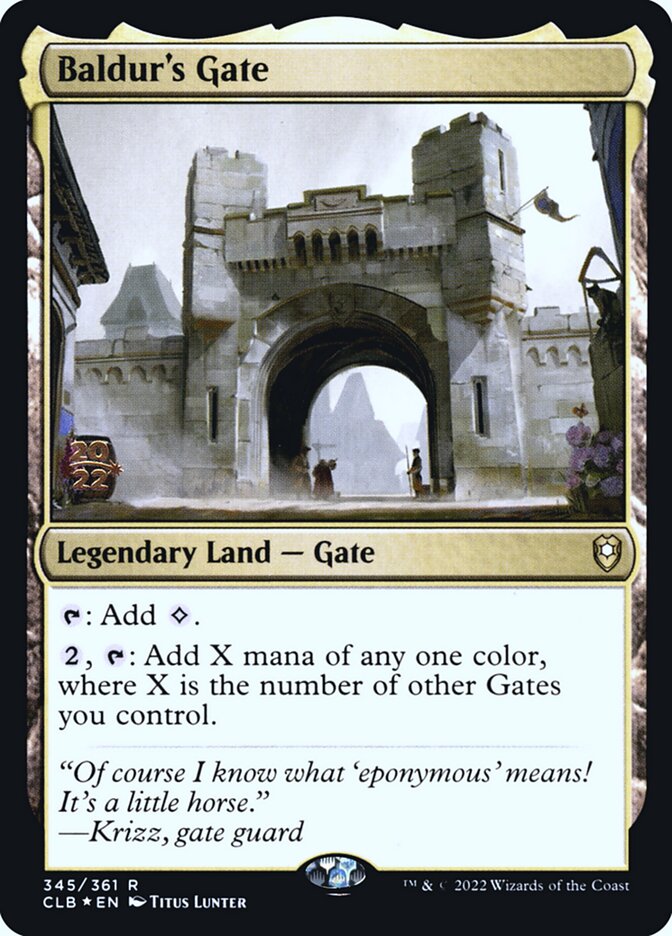 Baldur's Gate, Battle for baldur's gate promos Card Art