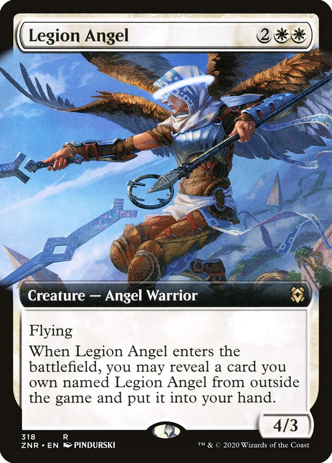 Legion Angel, Zendikar rising Card Art