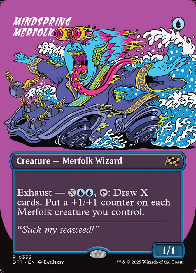 Mindspring Merfolk, Aetherdrift Card Art