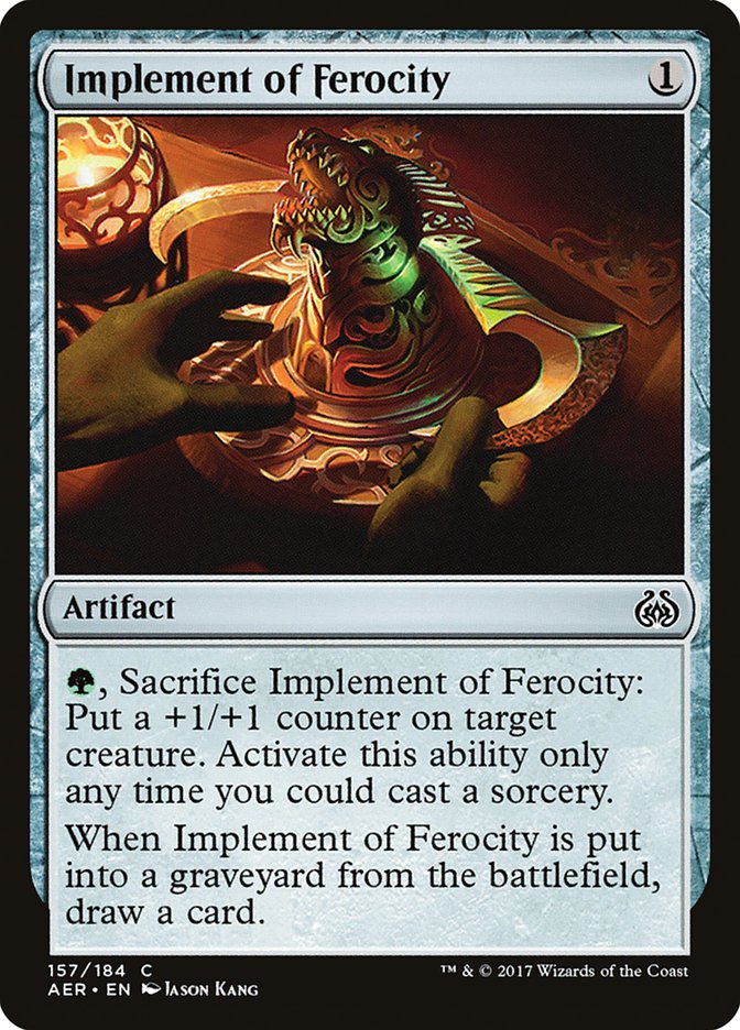Implement of Ferocity, Aether Revolt Card Art