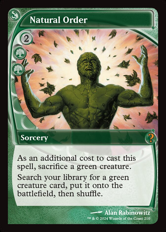 Natural Order, Mystery Booster 2 Card Art
