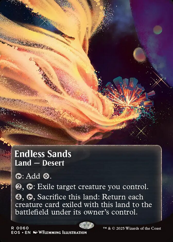 Endless Sands, Edge Of Eternities: Stellar Sights Card Art