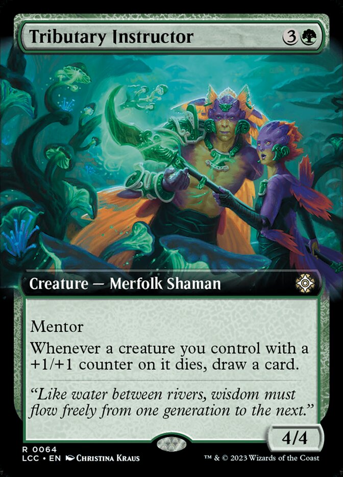 Tributary Instructor, The Lost Caverns Of Ixalan Commander Card Art