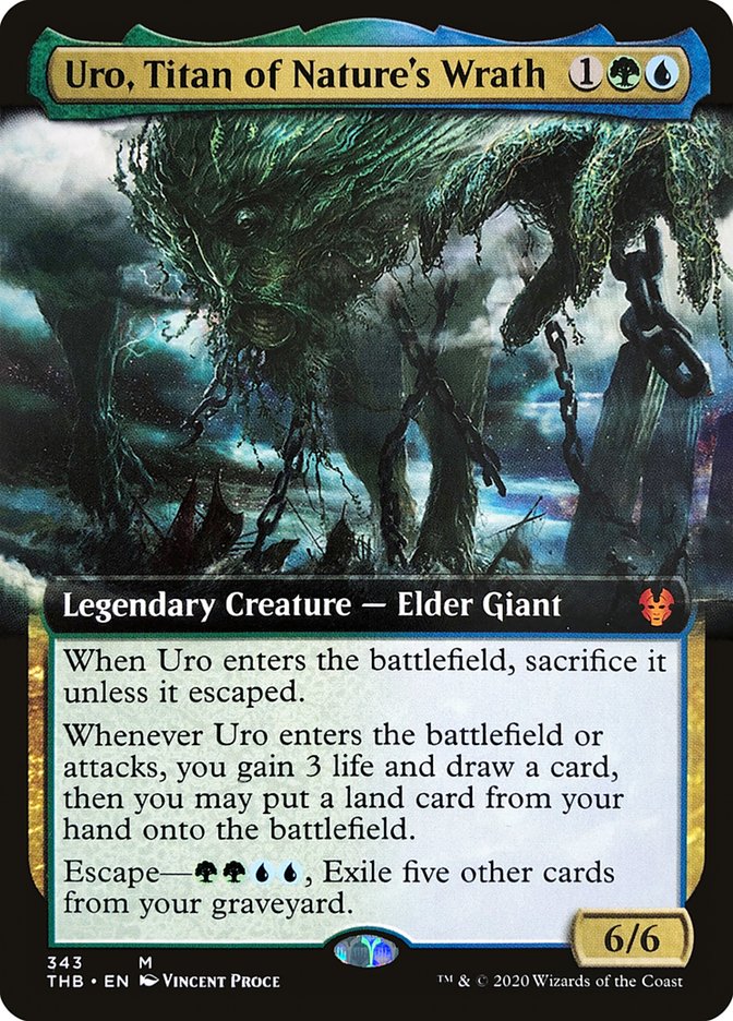 Uro, Titan of Nature's Wrath, Theros beyond death Card Art