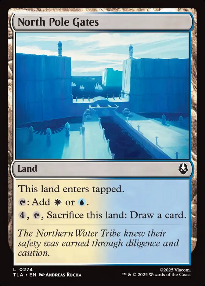 North Pole Gates, Avatar: The Last Airbender Card Art