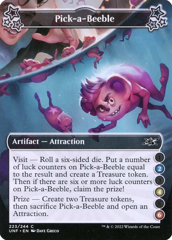 Pick-a-Beeble, Unfinity Card Art