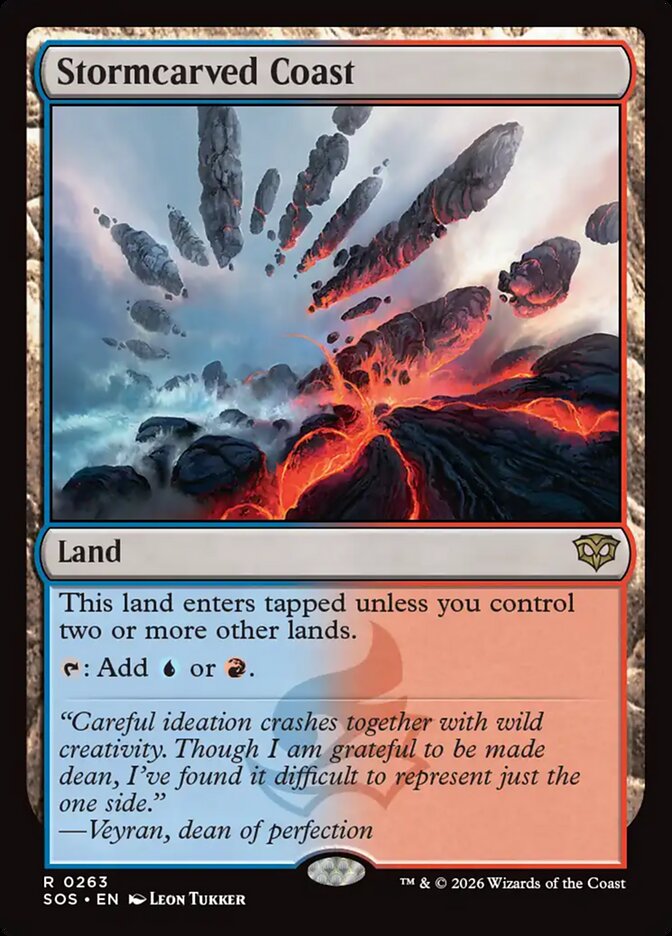 Stormcarved Coast, Secrets Of Strixhaven Card Art