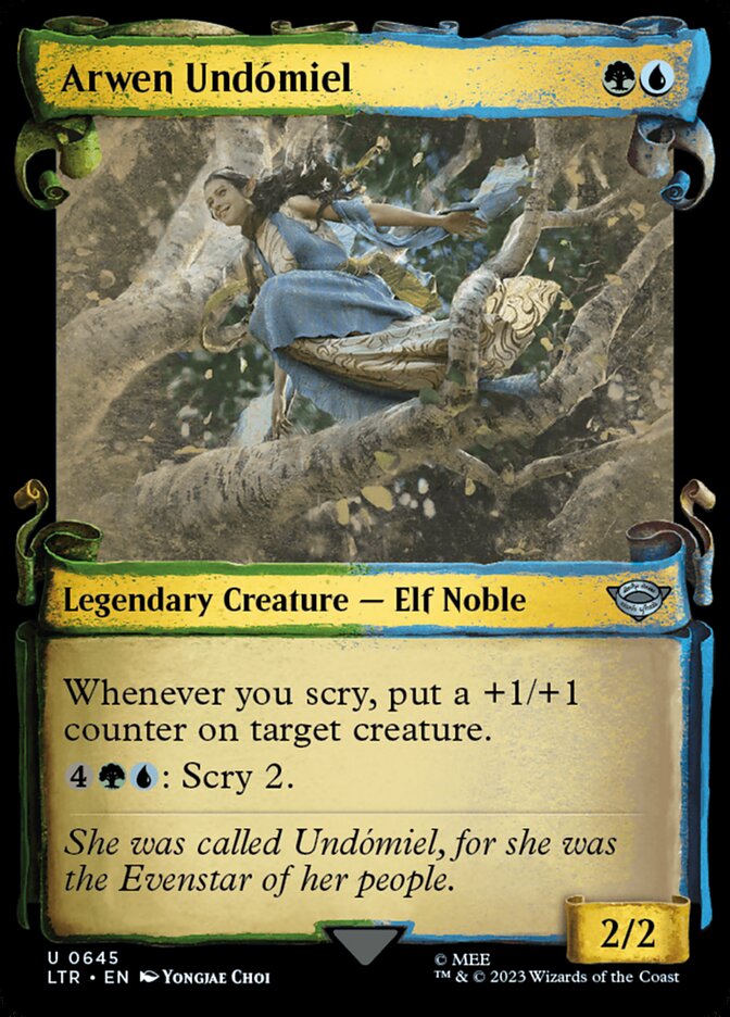 Arwen Undómiel, The lord of the rings: tales of middle-earth Card Art