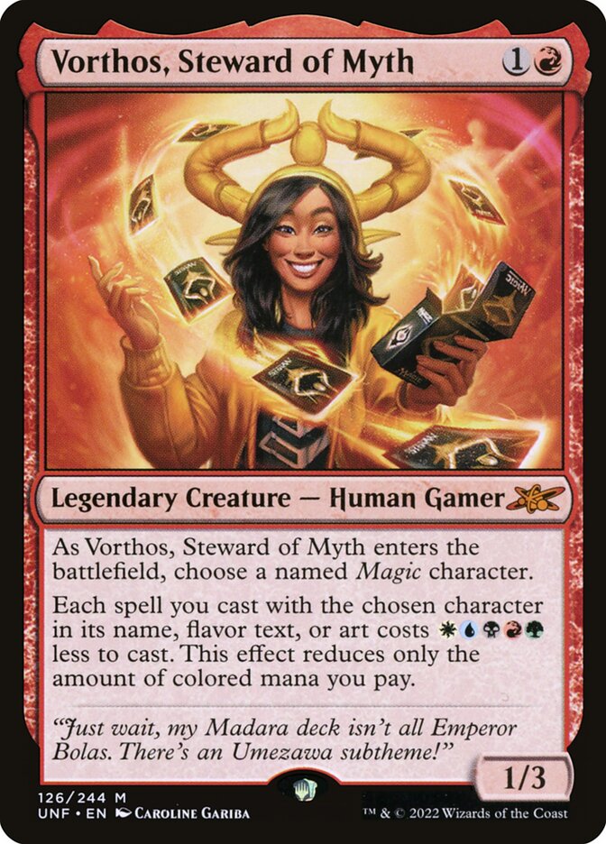 Vorthos, Steward of Myth, Unfinity Card Art