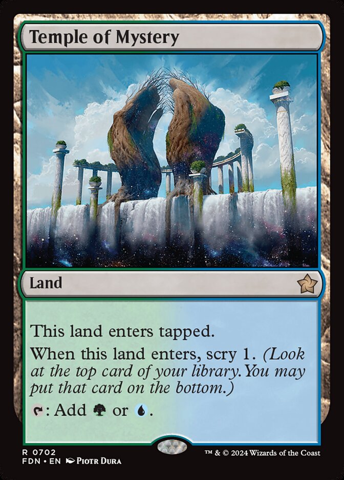 Temple of Mystery, Foundations Card Art