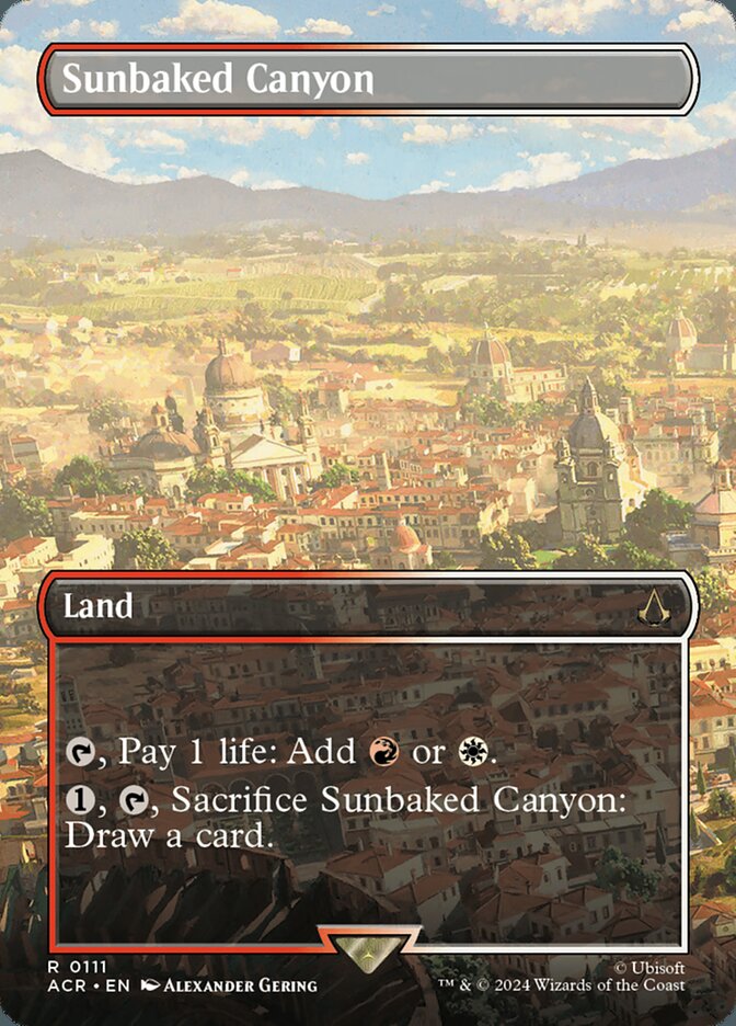 Sunbaked Canyon, Assassin'S Creed Card Art