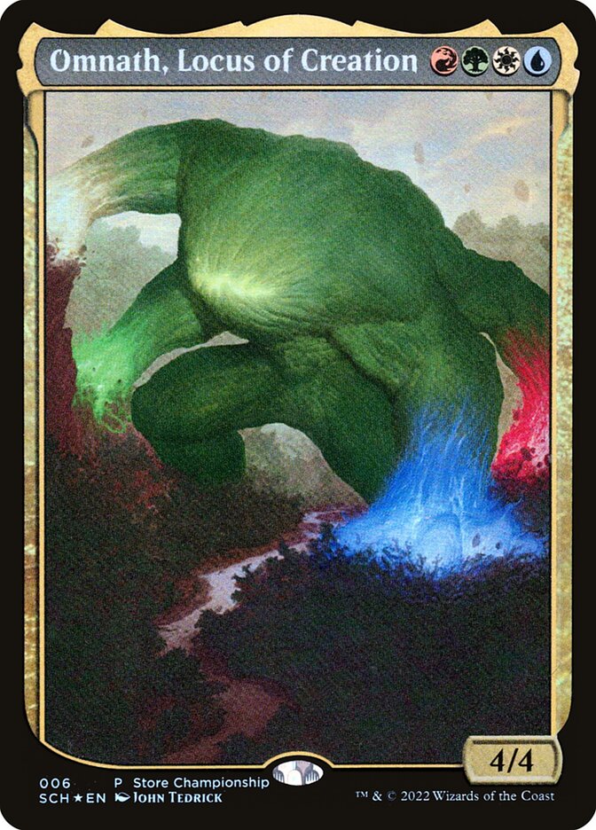 Omnath, Locus of Creation, Store Championships Card Art