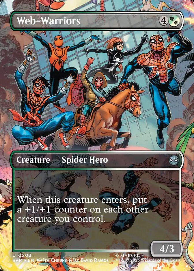 Web-Warriors, Marvel'S Spider-Man Card Art
