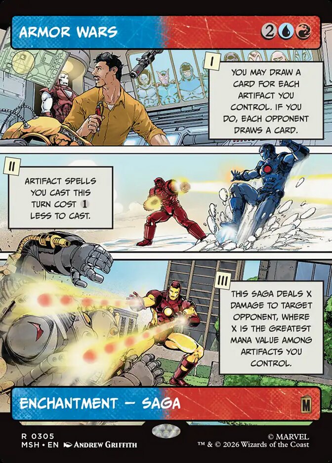 Armor Wars, Marvel Super Heroes Card Art