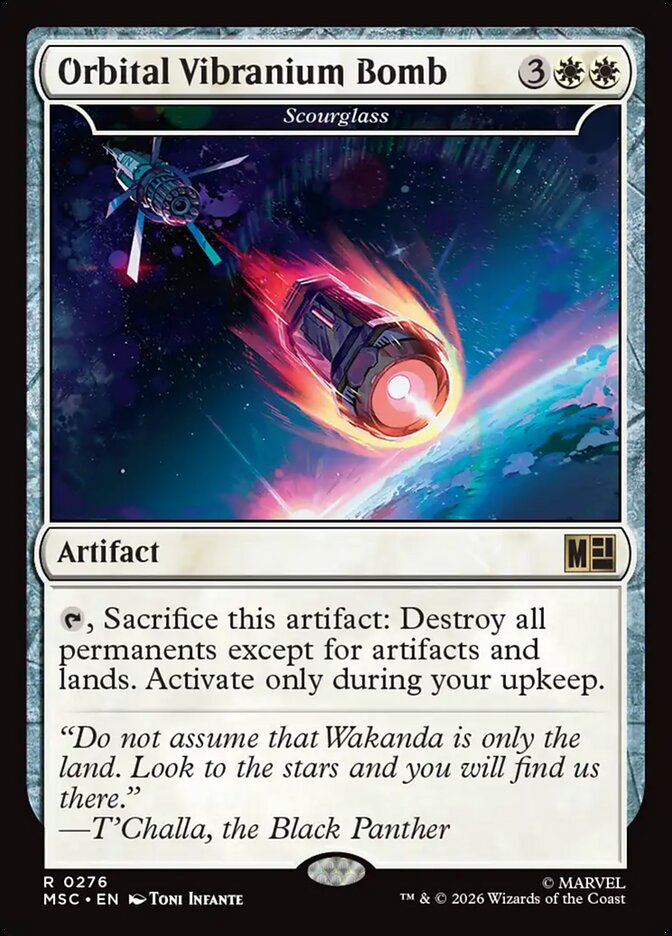 Scourglass, Marvel Super Heroes Commander Card Art