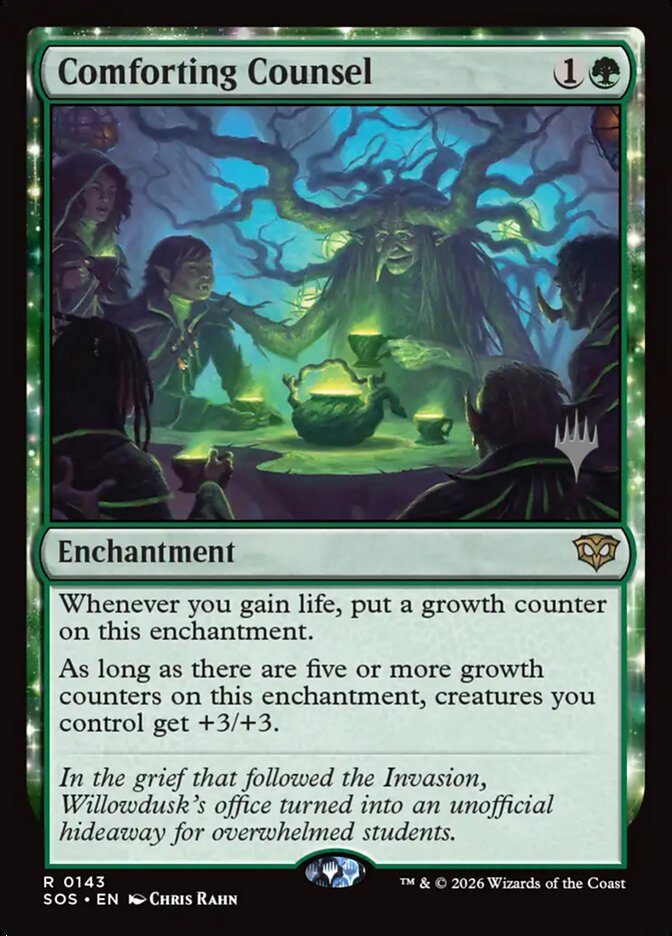 Comforting Counsel, Secrets Of Strixhaven Promos Card Art