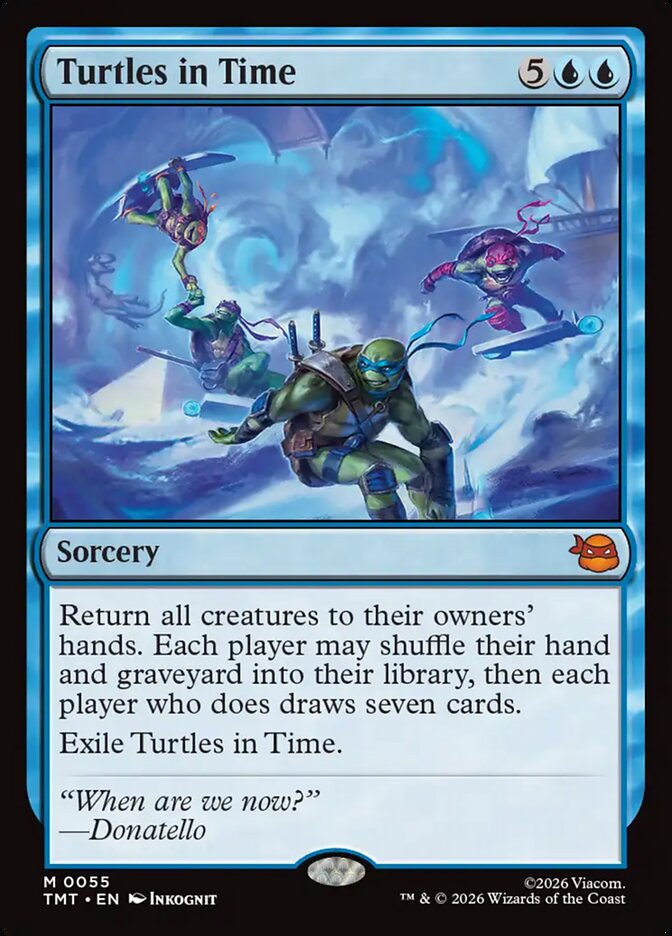 Turtles in Time, Teenage Mutant Ninja Turtles Card Art